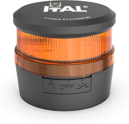 ITAL - Neoway - Luz De Emergencia V16 Para Coche Con Fijación Magnética - Baliza De Señalización Obligatoria En Caso De Peligro Homologada Y Con Geolocalización a Plataforma DGT 3.0