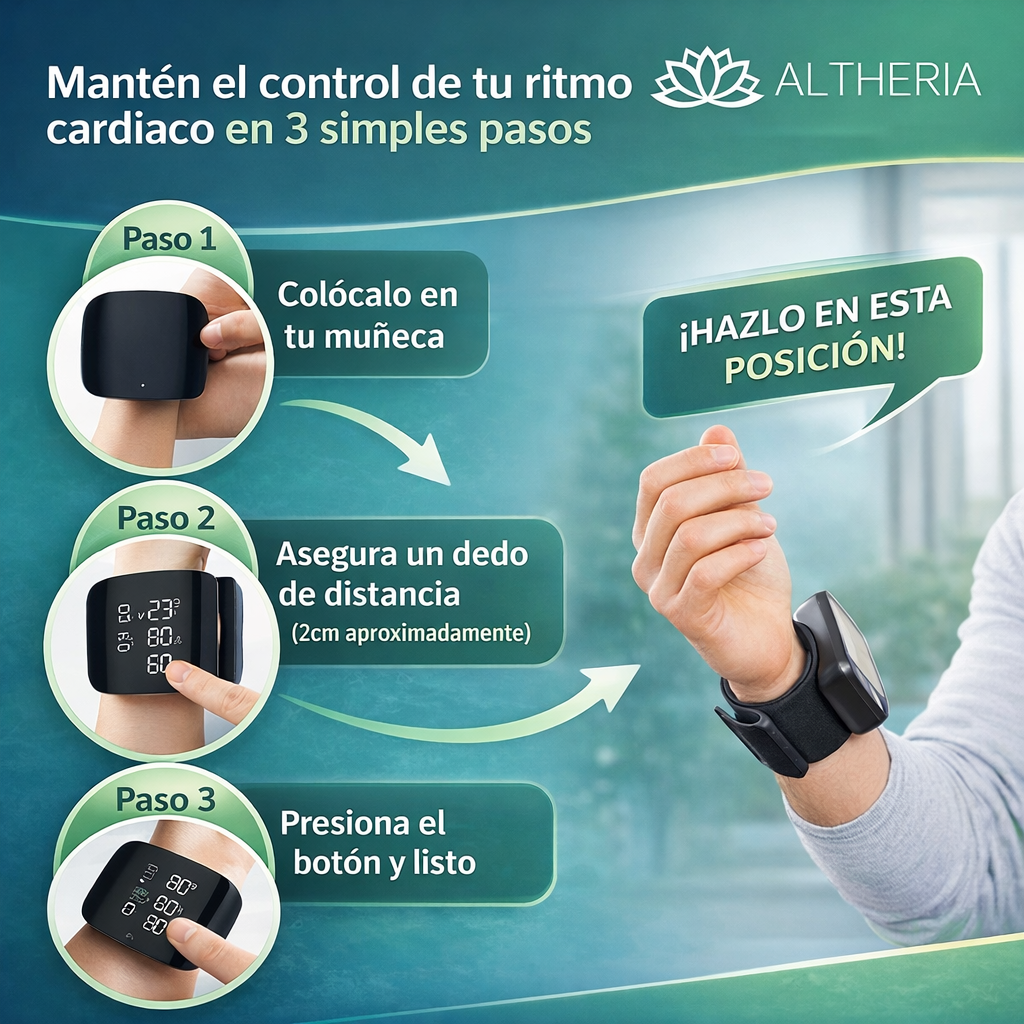 Medidor Tensión Arterial  de muñeca Con VOZ ESPAÑOL