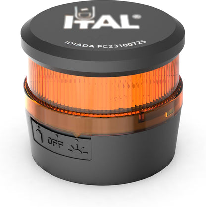 ITAL - Neoway - Luz De Emergencia V16 Para Coche Con Fijación Magnética - Baliza De Señalización Obligatoria En Caso De Peligro Homologada Y Con Geolocalización a Plataforma DGT 3.0